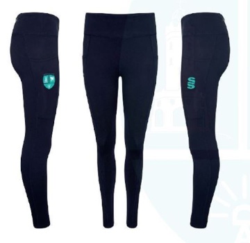 Performance Full Length Leggings : Navy