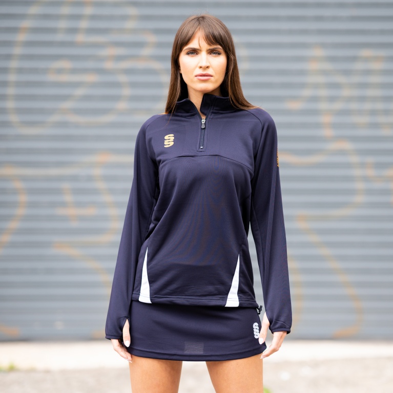 Women's Fuse Performance Top : Navy / White